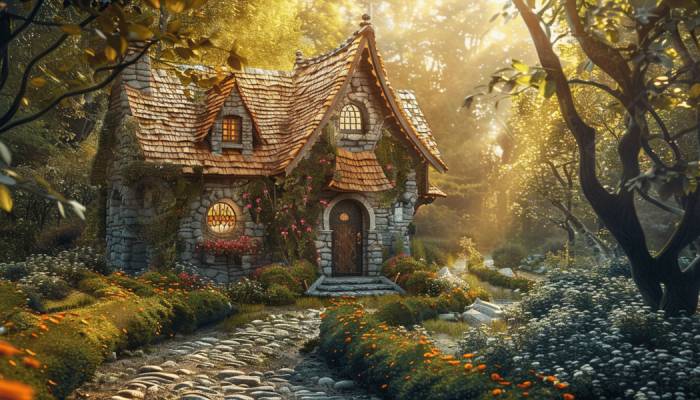 UK’s secret village where people live in fairytale huts without paying rent