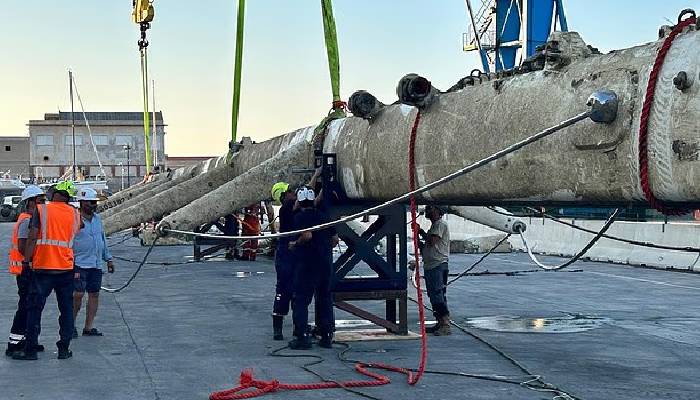 Bayesian superyacht: Photos show mast, hull retrieved after deadly disaster
