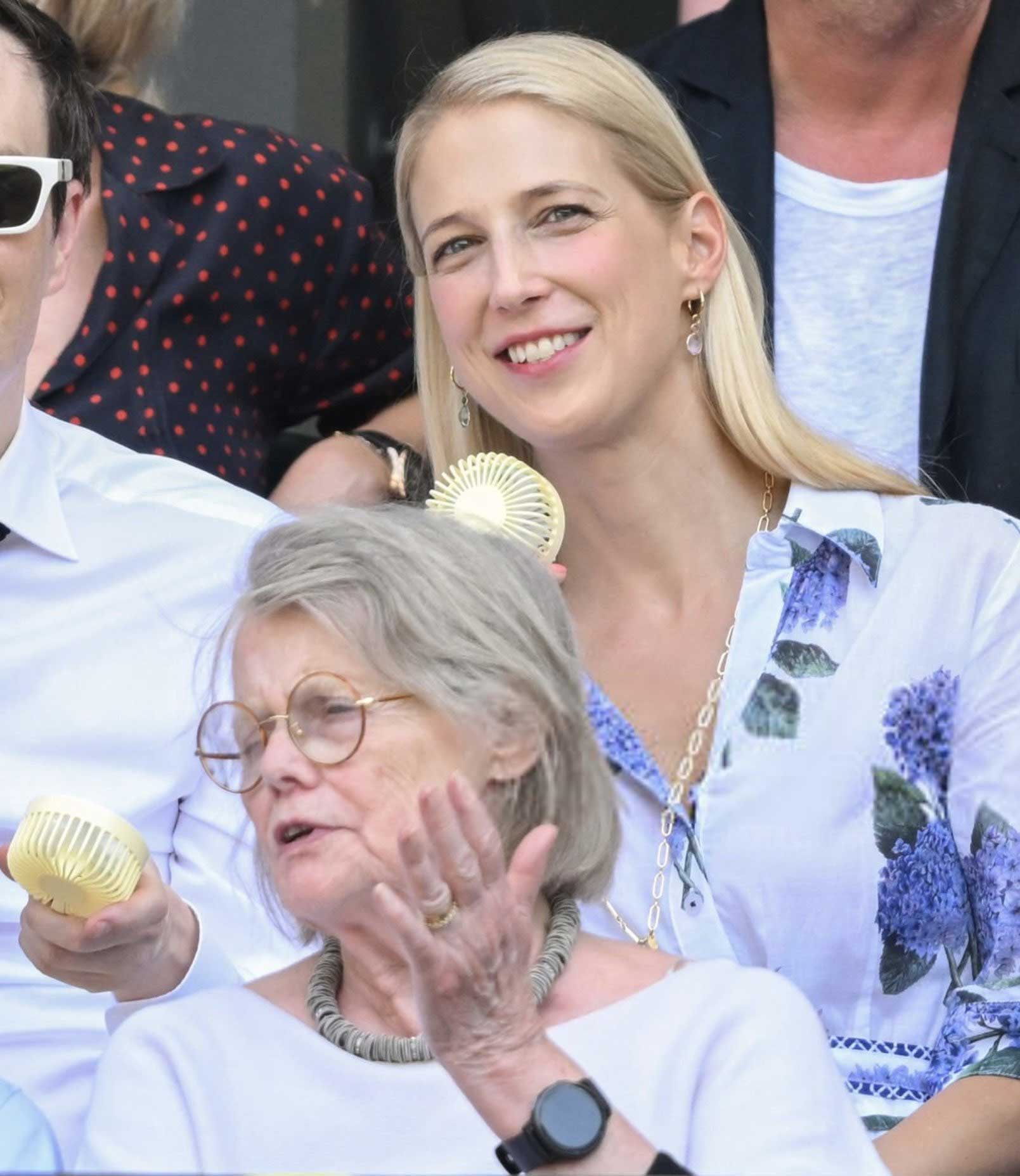 Lady Gabriella Kingston at the opening day of the 2025 Wimbledon