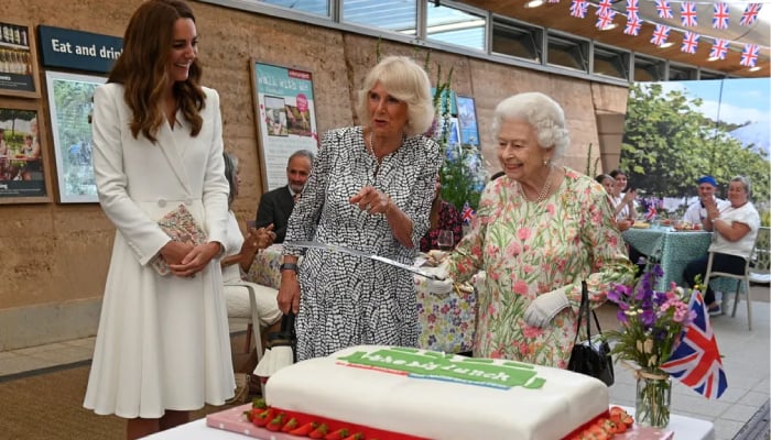 4- Cake-cutting with a sword: