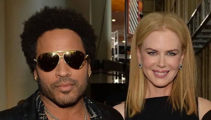 Nicole Kidman and Lenny Kravitz