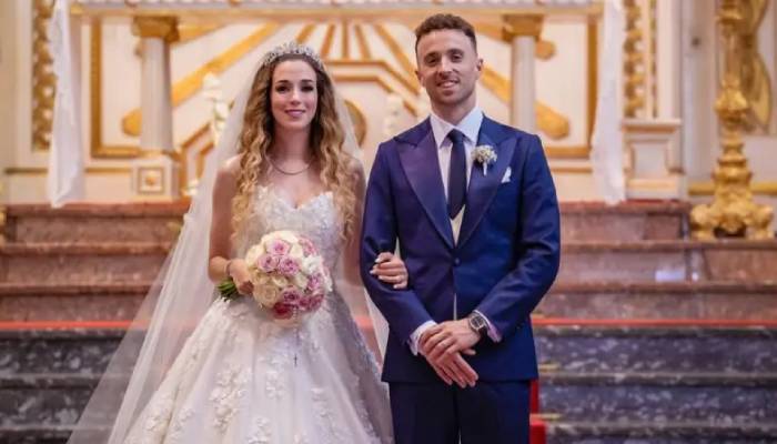 Diogo married to his longtime partner on June 22, 2025