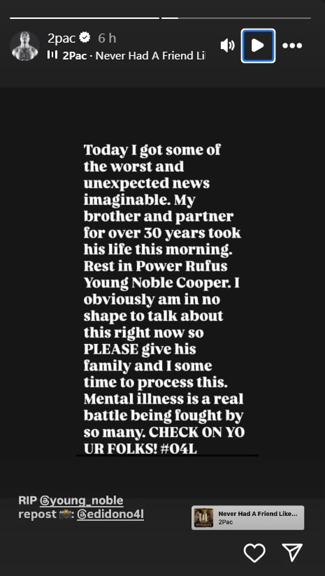 P.C. Instagram/2pac