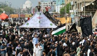 کراچی: یوم عاشور کا مرکزی جلوس نشتر پارک سے برآمد