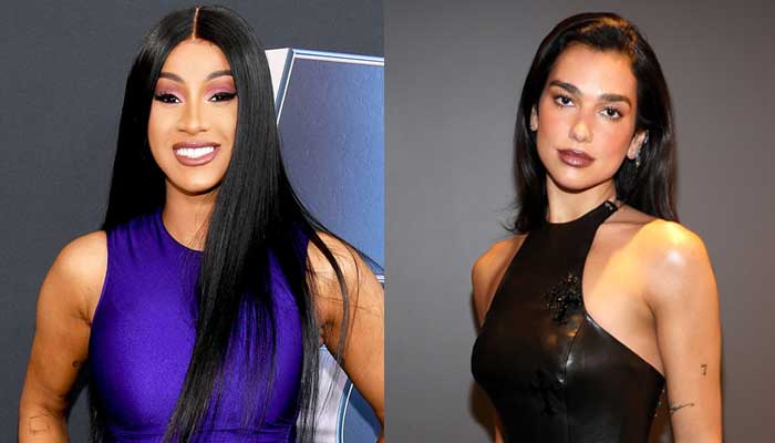 Cardi B, Dua Lipa set pulse racing at Schiaparelli show during rainy PFW