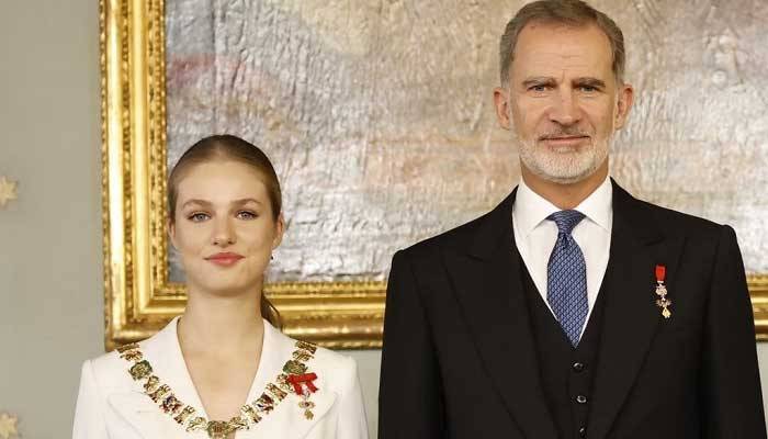 King Felipe celebrates Armed Forces Day amid Princess Leonor training