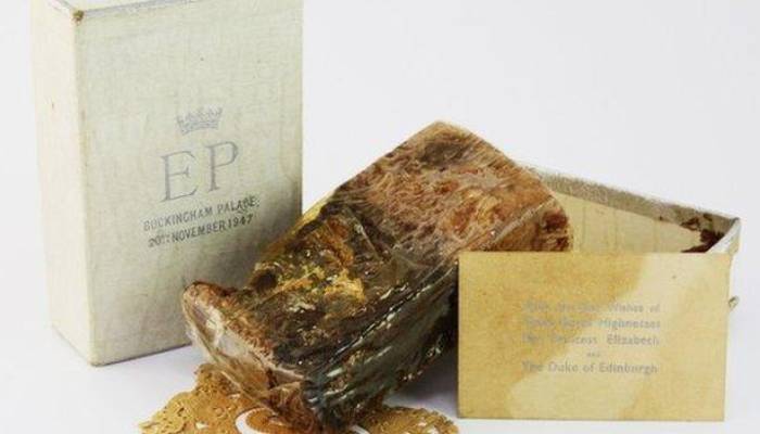 Queen Elizabeth’s rare wedding cake slice bought by royal fan with unusual plans