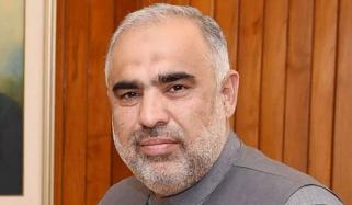 اسد قیصر لانگ مارچ توڑ پھوڑ کیس میں بری