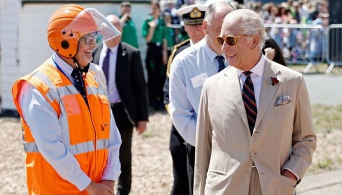 King Charles receives warm welcome on first visit to Royal Lifeboat station