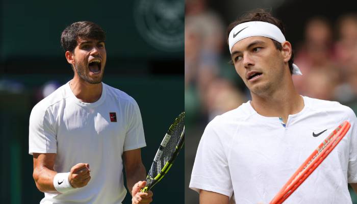Carlos Alcaraz reaches third straight Wimbledon final after beating Taylor Fritz