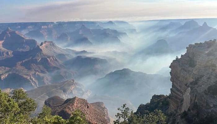 Arizona wildfires force evacuations near Grand Canyon