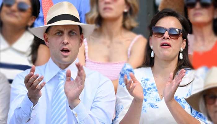 Sophie Winkleman makes first appearance at Wimbledon with Lord Frederick