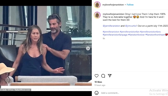 Jennifer Aniston, Jim Curtis fuel romance rumours as PDA filled snaps go viral
