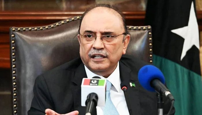 صدرِ مملکت آصف علی زرداری — فائل فوٹو