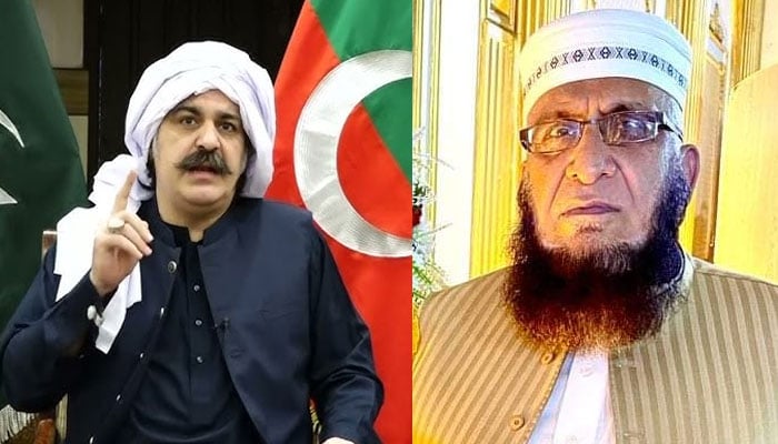 مولانا عبدالجلیل جان اور علی امین گنڈاپور—فائل فوٹوز