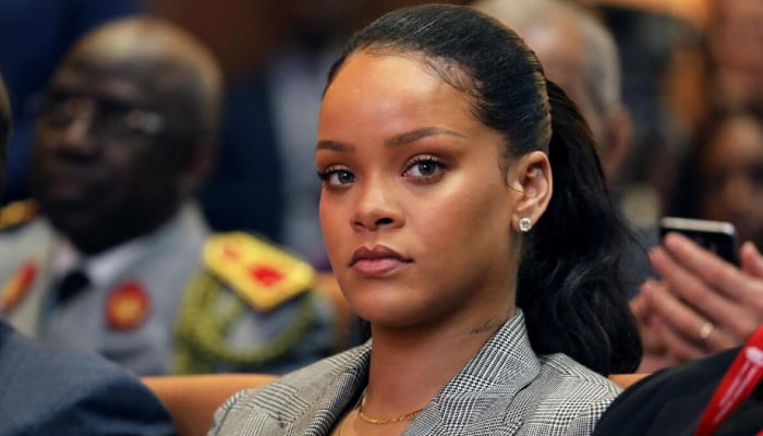 Rihanna makes somber appearance after attending dads funeral