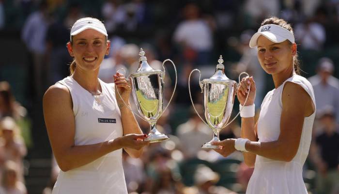 Wimbledon 2025 results: Kudermetova, Mertens lift women’s doubles title