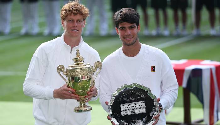 Jannik Sinner defeats Carlos Alcaraz to claim maiden Wimbledon crown