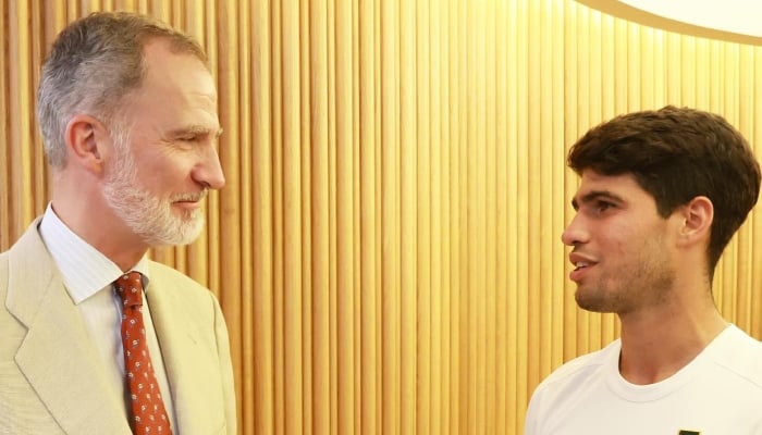 King Felipe thanks Carlos Alcaraz for vibrant finale at Wimbledon