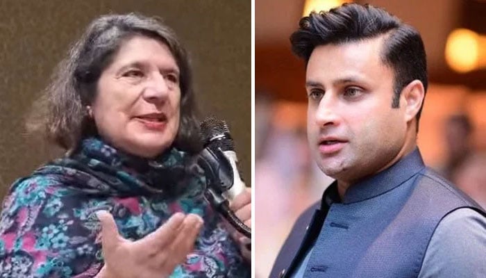 ذلفی بخاری اور روبینہ خان—فائل فوٹوز