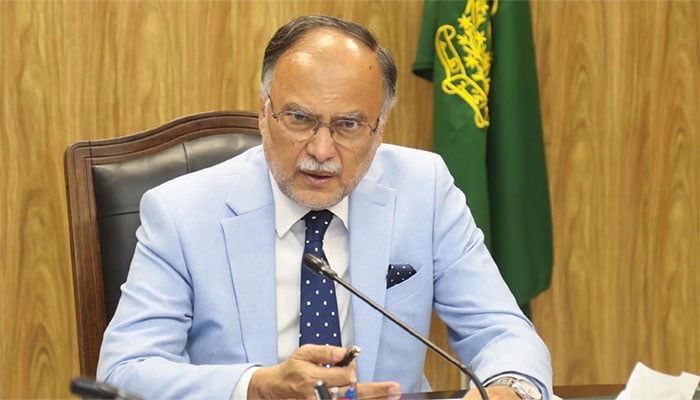 وفاقی وزیر  برائے منصوبہ بندی احسن اقبال : فائل فوٹو