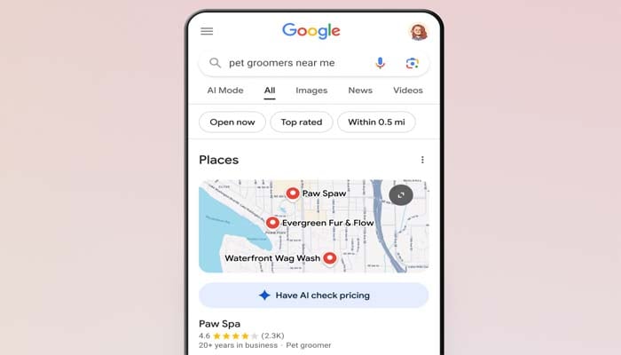 Google brings AI-powered business calling feature and Gemini 2.5 Pro to AI Mode