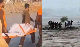 دریائے سوات کے سیلابی ریلے میں بہنے والے بچے کی لاش مل گئی
