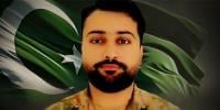 بلوچستان میں شہید ہونے والے میجر رب نواز مکمل فوجی اعزاز کے ساتھ سپرد خاک 