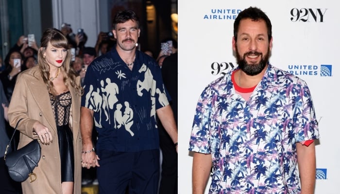 Taylor Swift, Travis Kelce receive glowing stamp of approval from Adam Sandler
