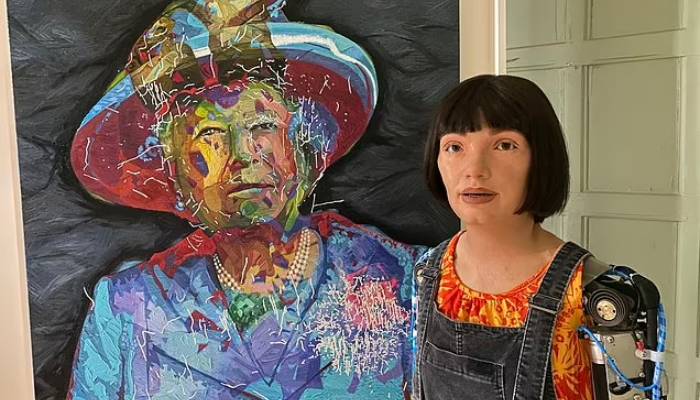 King Charles featured in landmark AI portrait created by robot artist Ai-Da