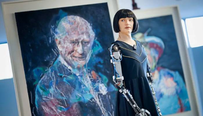 King Charles featured in landmark AI portrait created by robot artist Ai-Da