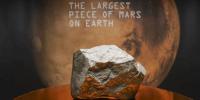مریخ سے زمین پر آنیوالا سب سے بڑا پتھر خطیر قیمت پر نیلام