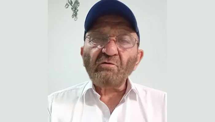 ناراض پی ٹی آئی امیدوار ارشاد حسین—فیس بک ویڈیو گریب
