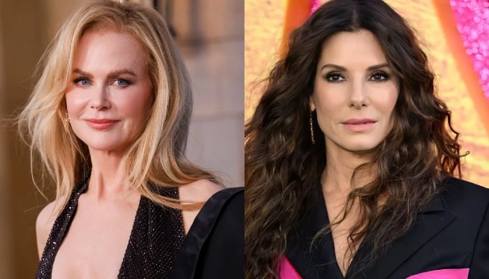 Nicole Kidman, Sandra Bullock share sweet hug on Practical Magic 2 set