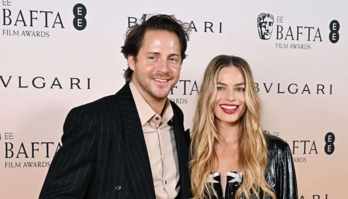 Margot Robbie shares sweet balcony moment with husband Tom Ackerley in Italy