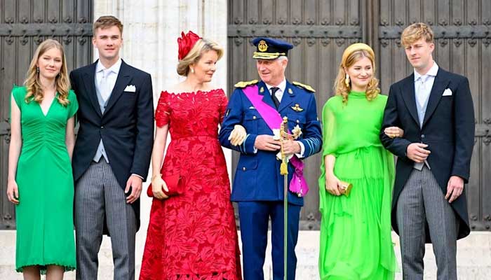 Queen Mathilde, Princess Elizabeth stun on Belgium’s National Day with family