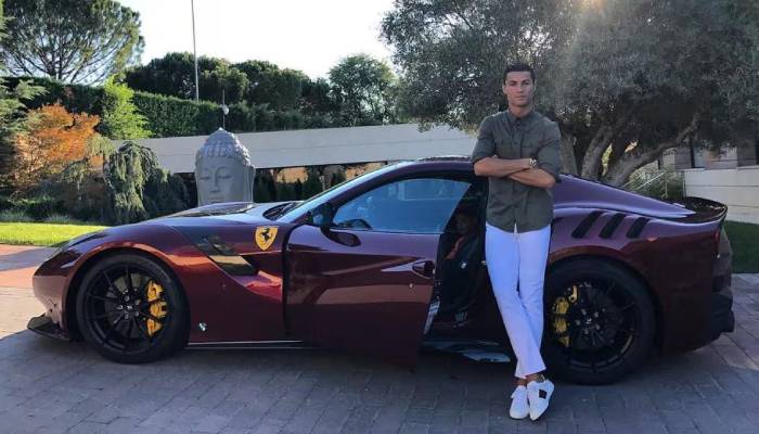 Cristiano Ronaldo spotted cruising through Lisbon in ultra-rare Bugatti: Watch