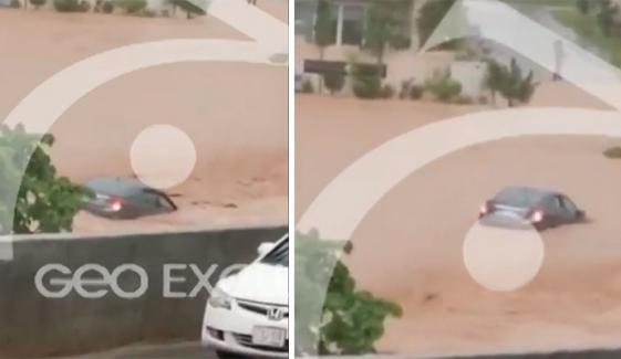  سیلابی ریلے میں بہنے والے کرنل اور ڈاکٹر بیٹی کا تاحال پتہ نہ چل سکا