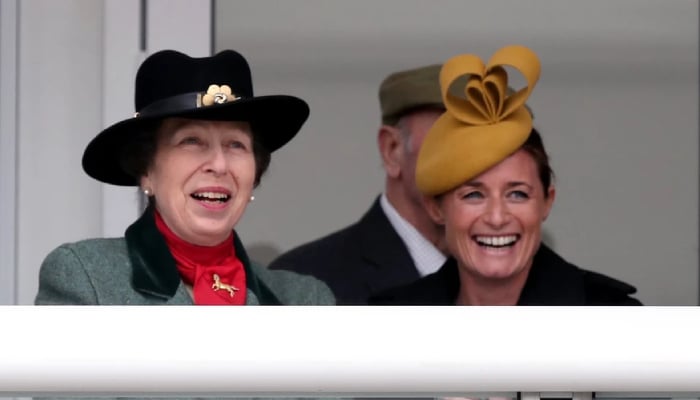 Princess Anne with Dolly Maude. Source: Getty
