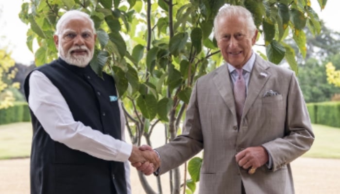 King Charles receives symbolic gift  from Indian PM Modi at Sandringham
