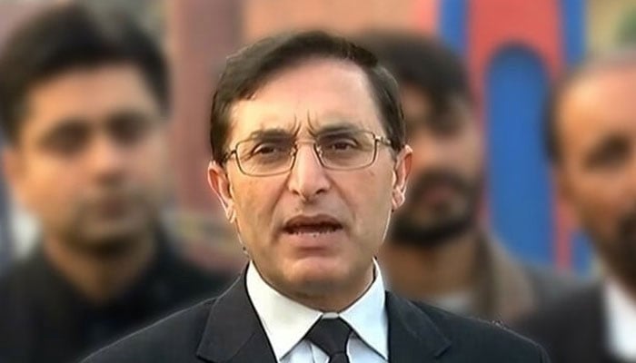 چیئرمین پی ٹی آئی بیرسٹر گوہر—فائل فوٹو