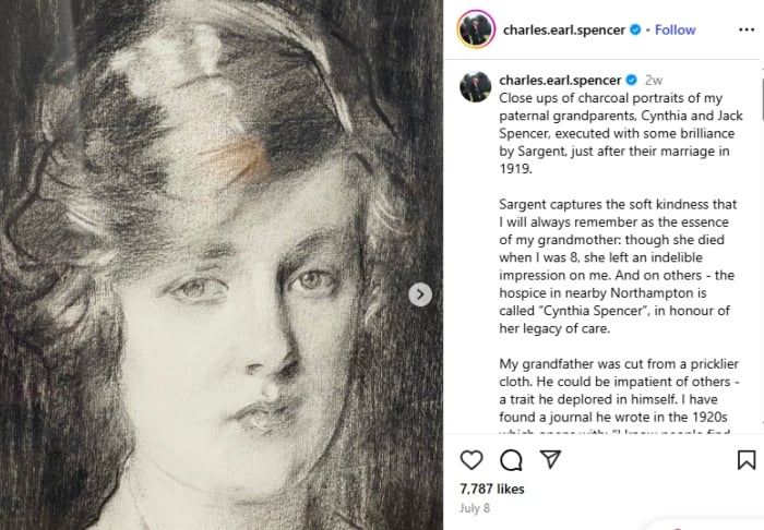 P.C: Charles Earl Spencer Instagram handle