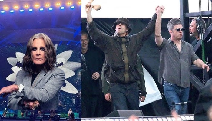 Liam, Noel Gallagher honor late Ozzy Osbourne with somber performance