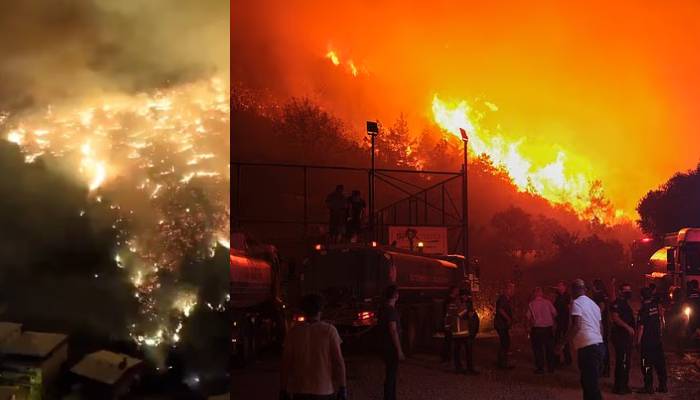 Turkey wildfires rage near major city as record heat fuels mass evacuations