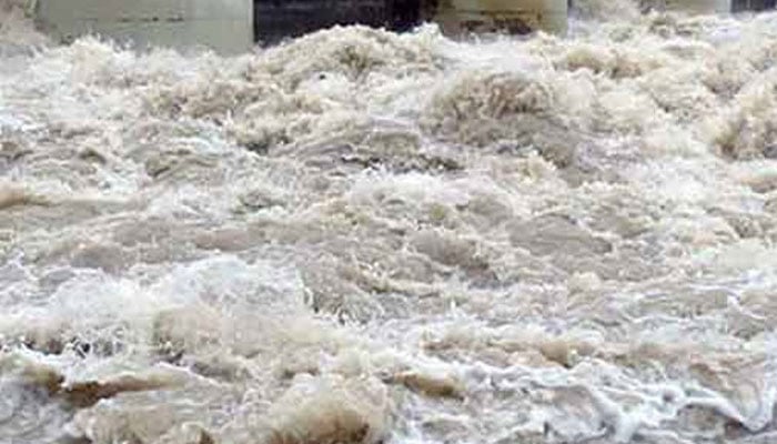 دریائے سندھ کا بڑا سیلابی ریلا ڈی جی خان کی حدود میں داخل