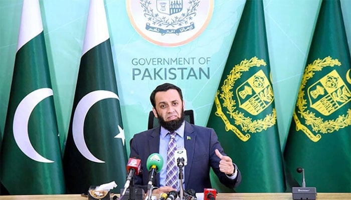 وفاقی وزیر اطلاعات عطا تارڑ : فائل فوٹو