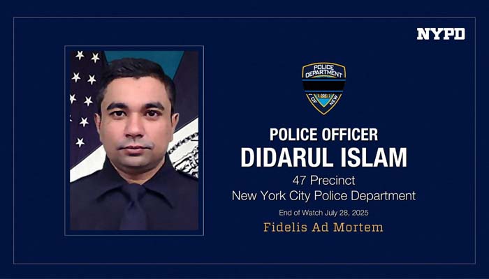 NYPD pays tribute to ‘hero’ police officer who died in skyscraper shooting