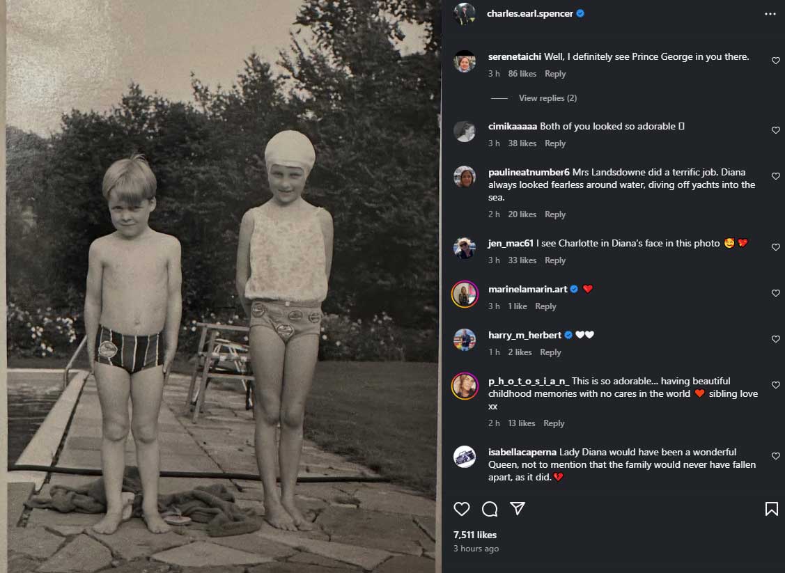 Princess Diana’s brother shares unseen photo of late Princess at Sandringham