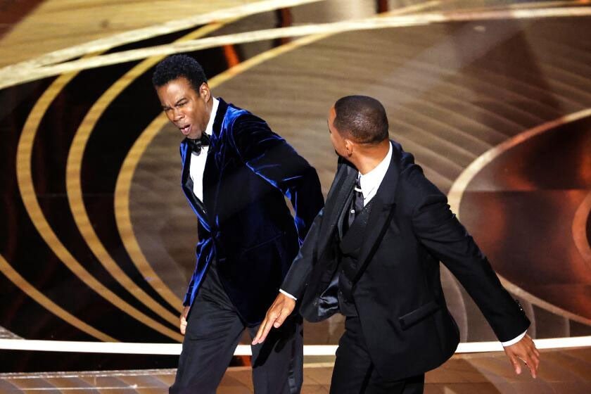 Will Smith’s shocking onstage slap to Chris Rock