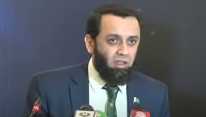 وفاقی وزیرِ اطلاعات و نشریات عطا تارڑ ---فوٹو اسکرین گریپ
